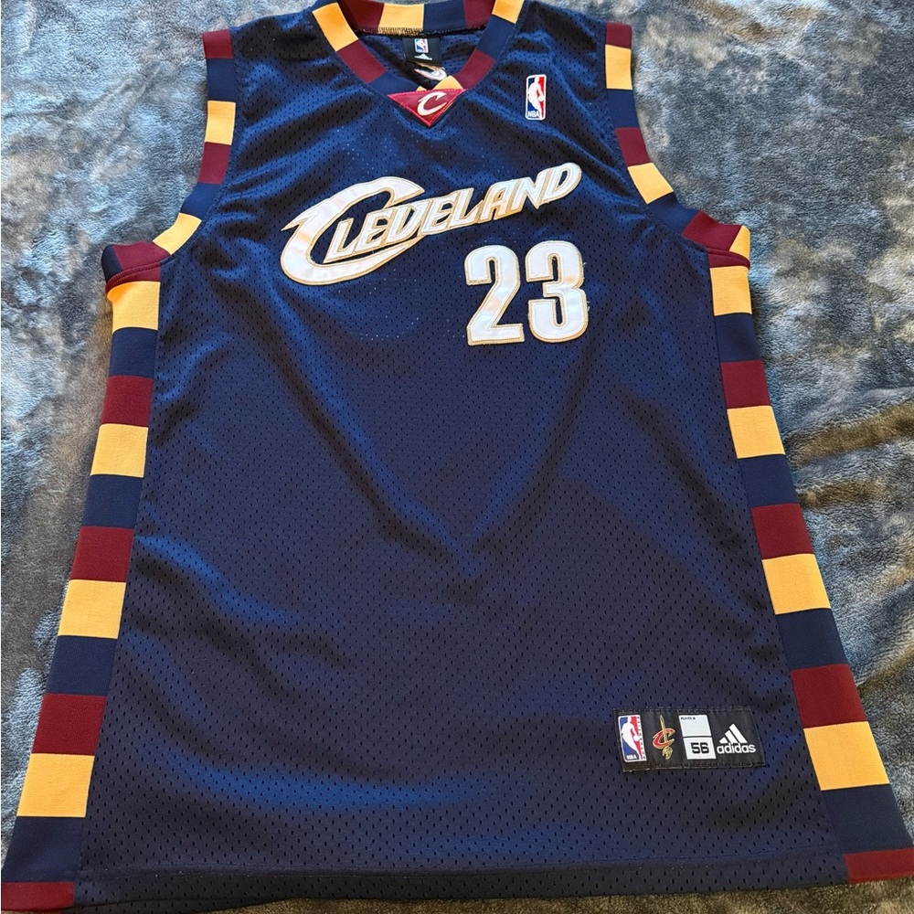 Adidas Cleveland Cavaliers LeBron James #23 Jersey Men's Size 56